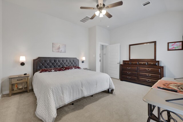 308 Spruce Oak Ln, Waller, TX 77484 - bedroom featuring carpet flooring and ceiling fan
