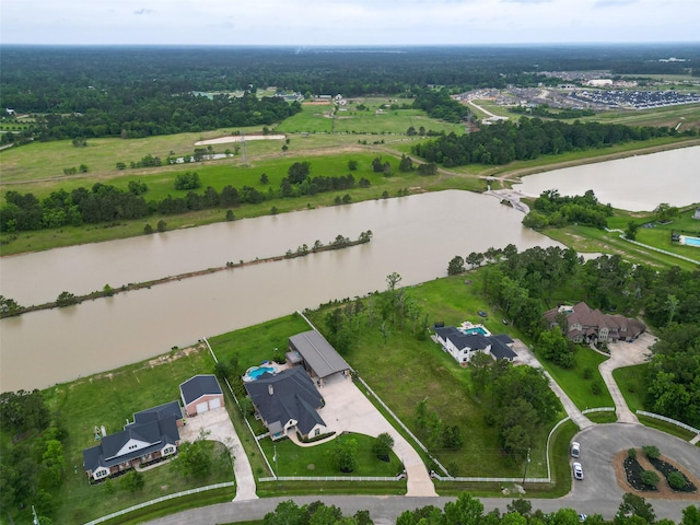 32710 Tall Oaks Way, Magnolia, TX 77354 - aerial overview of property's location with a nearby body of water