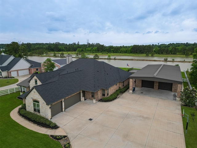 32710 Tall Oaks Way, Magnolia, TX 77354 - aerial view of a nearby body of water