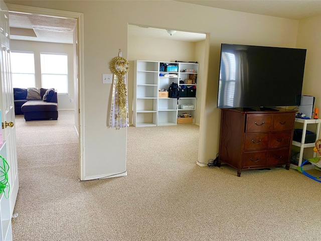 19042 Yaupon Ranch Dr, Cypress, TX 77433 - hallway featuring carpet