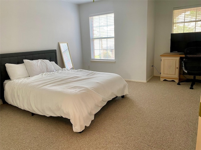 19042 Yaupon Ranch Dr, Cypress, TX 77433 - bedroom featuring light carpet and baseboards