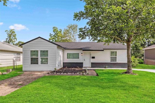 5751 Belmark St, Houston, TX 77033 - ranch-style home featuring brick siding and roof with shingles