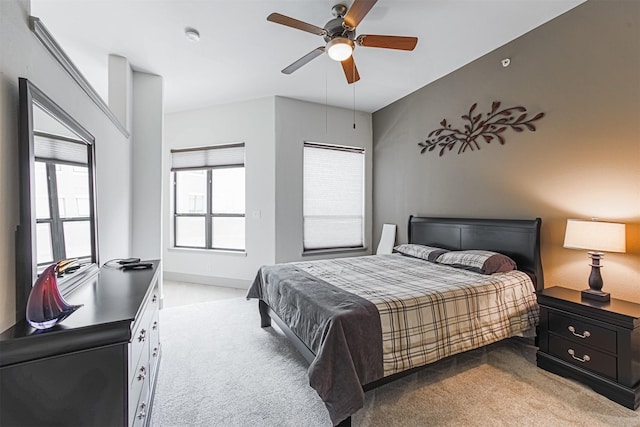 1901 Post Oak Blvd Unit 3115, Houston, TX 77056 - bedroom featuring light colored carpet and a ceiling fan