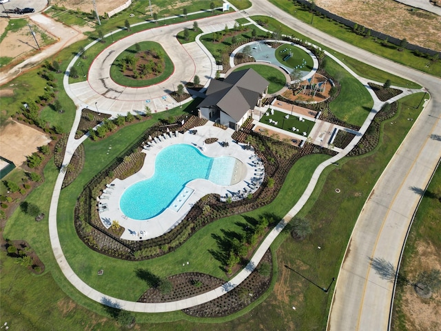 19265 Hazel Firs Ct, Magnolia, TX 77355 - view of property location with a pool area
