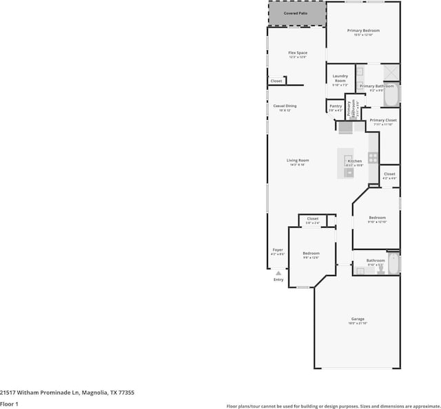 21517 Witham Promenade Ln, Magnolia, TX 77355 - view of home floor plan