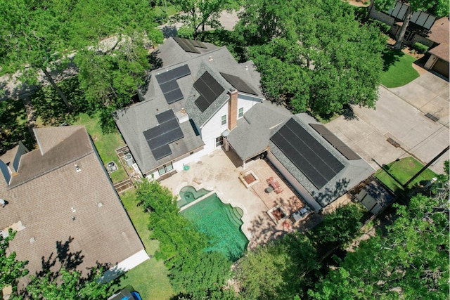 12103 Moorcreek Dr, Houston, TX 77070 - aerial view of property and surrounding area with a pool area