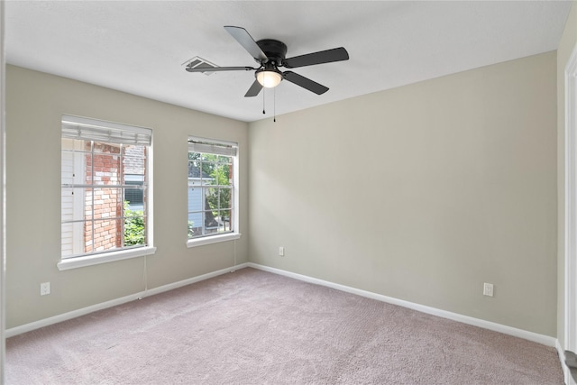 926 Montview Dr, Katy, TX 77450 - unfurnished room with carpet flooring, ceiling fan, and baseboards