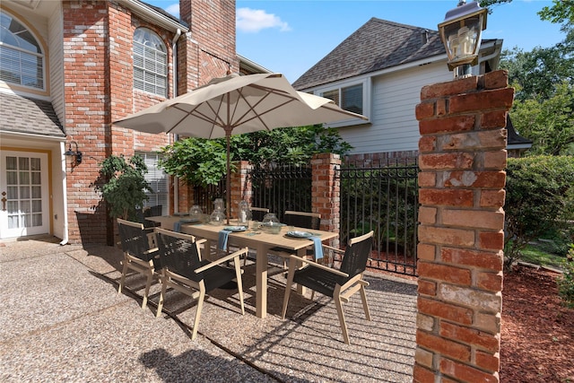 926 Montview Dr, Katy, TX 77450 - view of patio with outdoor dining area