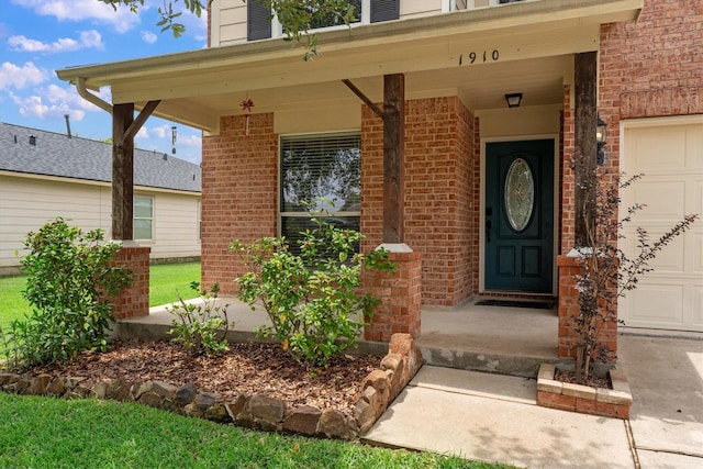 1910 Serenata Ln, Humble, TX 77396 - view of exterior entry with brick siding and covered porch
