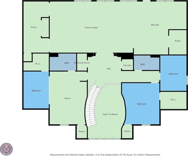 7123 Broadway St, Galveston, TX 77554 - room layout
