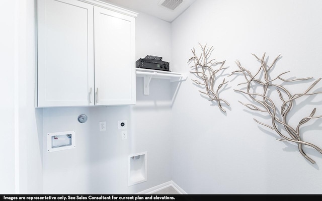 418 Riesling Dr, Alvin, TX 77511 - laundry area with hookup for an electric dryer, hookup for a washing machine, cabinet space, and hookup for a gas dryer