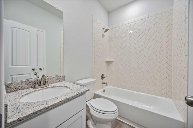 1497 Rd 66114, Dayton, TX 77535 - bathroom featuring tub / shower combination and vanity