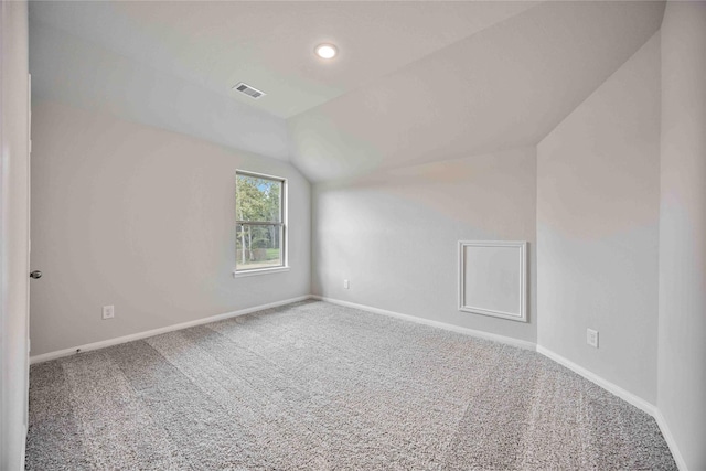 1497 Rd 66114, Dayton, TX 77535 - additional living space with lofted ceiling and carpet
