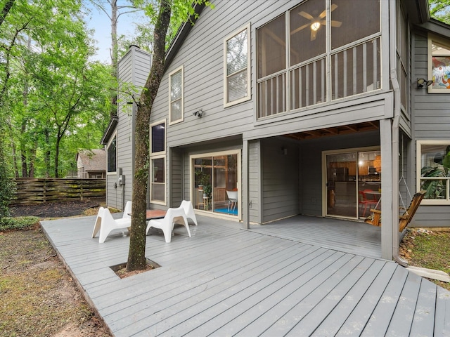 10 Leaf Trace Ct, The Woodlands, TX 77381 - view of wooden deck