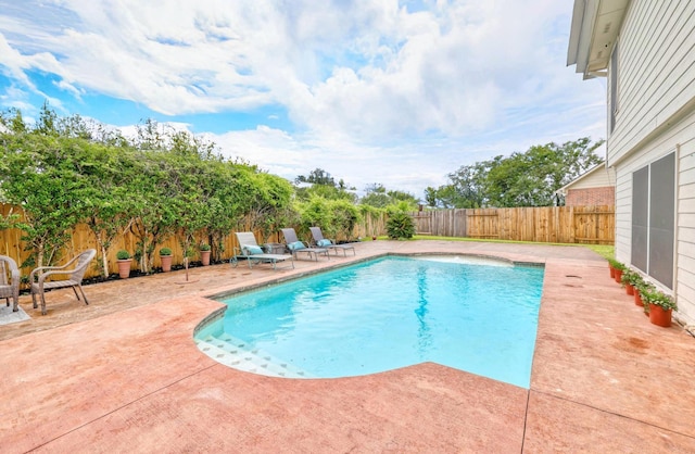3002 Trinity Pass Ct, Spring, TX 77373 - view of swimming pool with a patio and a fenced backyard