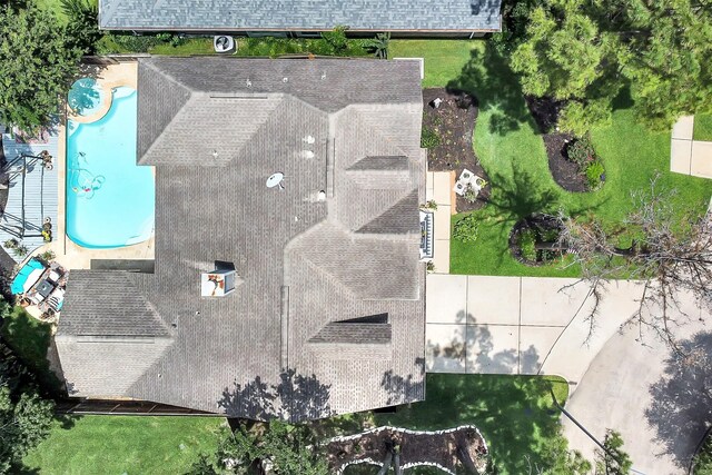 14222 Autumn Mist, Cypress, TX 77429 - drone / aerial view of a pool