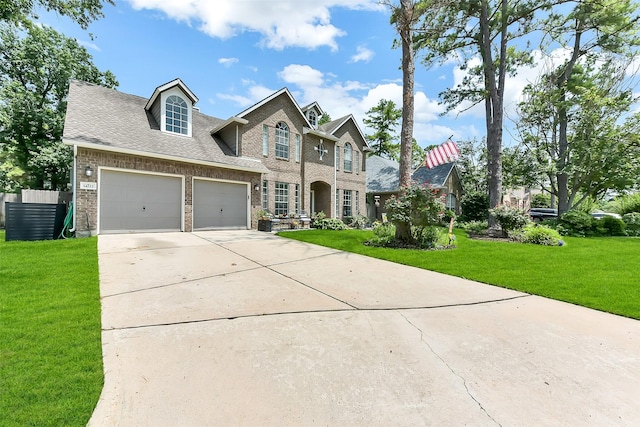 14222 Autumn Mist, Cypress, TX 77429 - view of front facade featuring brick siding, concrete driveway, a garage, and a shingled roof