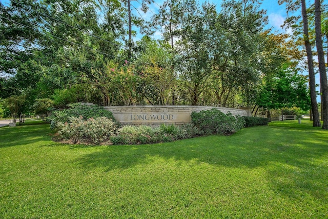 14222 Autumn Mist, Cypress, TX 77429 - community sign with a yard