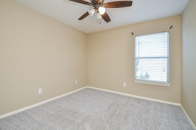 7811 Holly Berry Ct, Cypress, TX 77433 - carpeted spare room featuring plenty of natural light, baseboards, and a ceiling fan