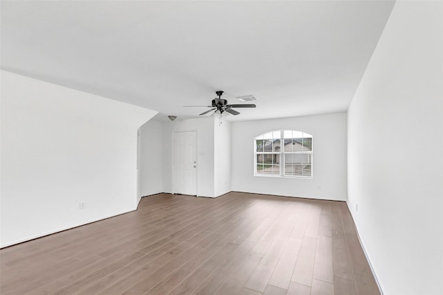 461 Mystic Glen Loop, Houston, TX 77339 - spare room featuring ceiling fan and wood finished floors