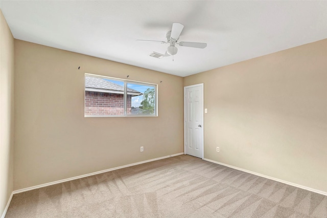 461 Mystic Glen Loop, Houston, TX 77339 - unfurnished room with carpet flooring, ceiling fan, and baseboards