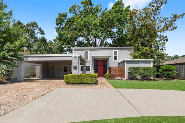 1919 Shadowdale Dr, Houston, TX 77043 - contemporary house with a carport