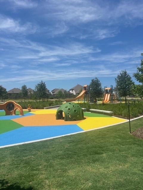 12614 Nueces River Dr, Cypress, TX 77433 - community playground featuring a yard