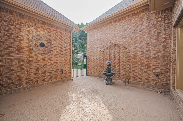 10002 Hutton Park Dr, Katy, TX 77494 - view of patio featuring a gate