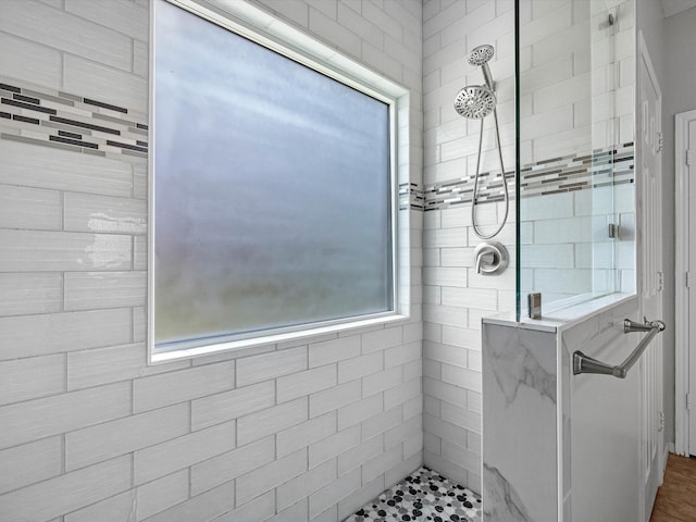 2710 Magnolia Walk, Spring, TX 77388 - bathroom with tiled shower