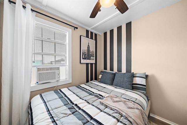 514 Texas, Surfside Beach, TX 77541 - bedroom with ceiling fan and cooling unit