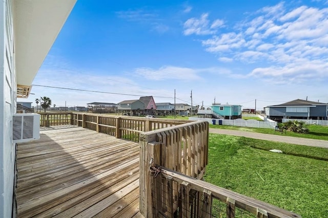 514 Texas, Surfside Beach, TX 77541 - deck with a yard and a residential view