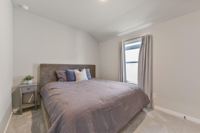5107 Shimmering Brook Ln, Fulshear, TX 77441 - carpeted bedroom featuring vaulted ceiling and baseboards