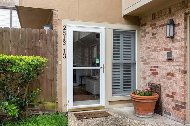 2513 Bering Dr Unit 13, Houston, TX 77057 - property entrance with stucco siding and brick siding