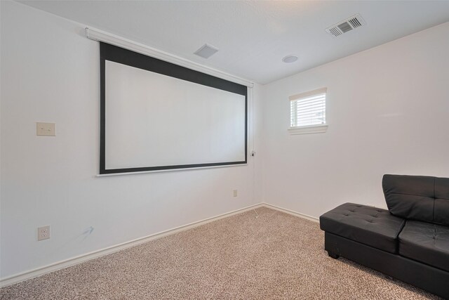 2019 Argos Dr, Missouri City, TX 77459 - carpeted home theater room featuring baseboards