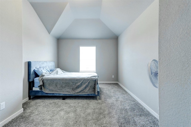 4910 Magnolia Springs Dr, Pearland, TX 77584 - bedroom featuring carpet and vaulted ceiling