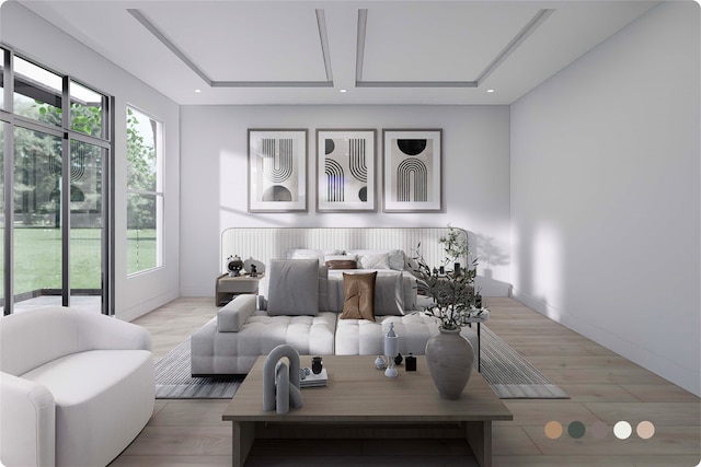 1407 Indiana St, Houston, TX 77006 - living room featuring light wood-type flooring