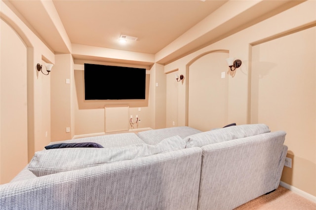 1103 River Delta Ln, Rosenberg, TX 77469 - carpeted home theater with baseboards