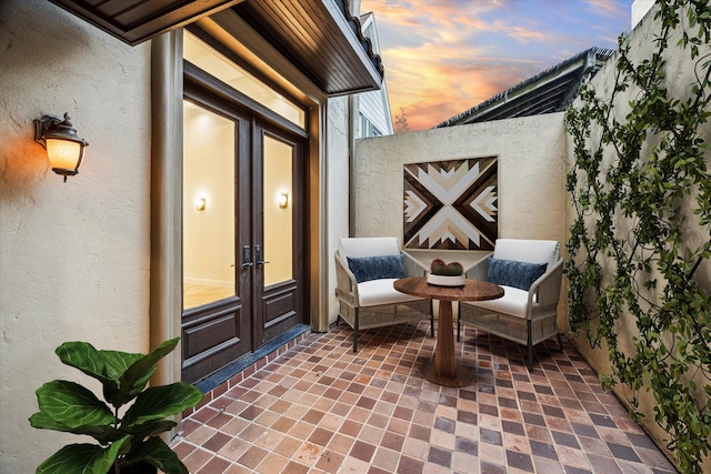 3224 Alabama Ct, Houston, TX 77027 - view of patio featuring french doors