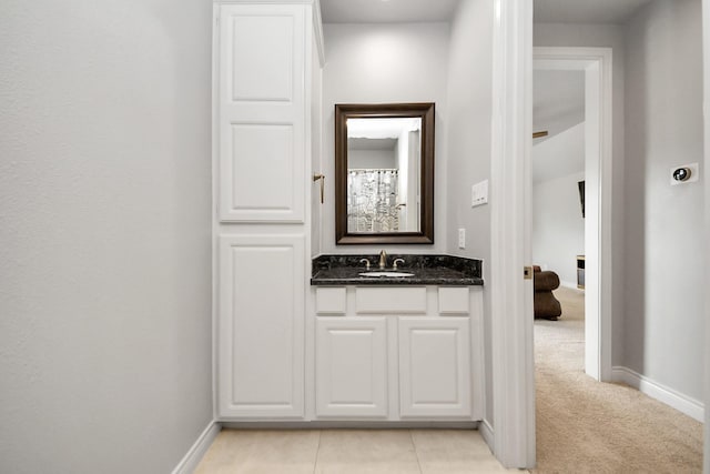 2223 Hilshire Trail Dr, Houston, TX 77080 - bathroom featuring vanity and baseboards