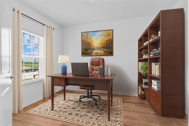 9022 Gull Cyn, Downs, Baytown, TX 77521 - office space with light wood-style floors and baseboards