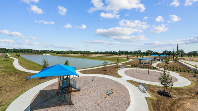 9022 Gull Cyn, Downs, Baytown, TX 77521 - view of community featuring a water view