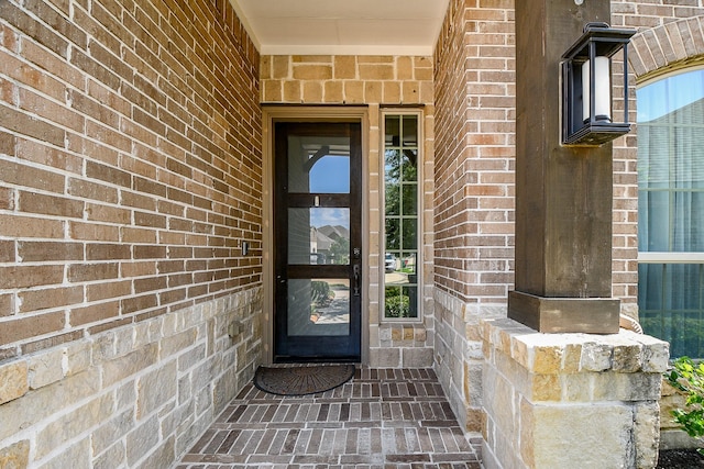 23402 Skylark Falls Trl, Katy, TX 77493 - view of exterior entry featuring brick siding