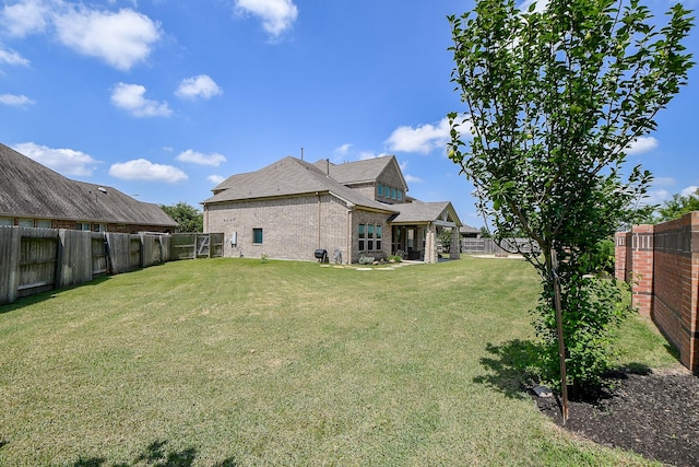 23402 Skylark Falls Trl, Katy, TX 77493 - back of property with brick siding