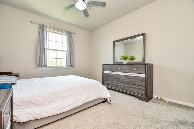 23402 Skylark Falls Trl, Katy, TX 77493 - carpeted bedroom featuring baseboards and a ceiling fan