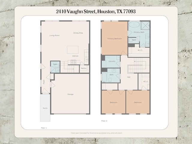 2410 Vaughn St Unit B, Houston, TX 77093 - room layout