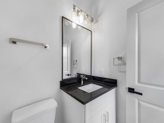 2410 Vaughn St Unit B, Houston, TX 77093 - half bath with toilet and vanity