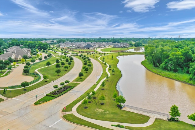 30235 Gold Finch Pl, Fulshear, TX 77441 - aerial view of residential area featuring a large body of water