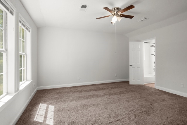 14790 N Tram Rd, Splendora, TX 77372 - empty room with healthy amount of natural light, carpet, and a ceiling fan