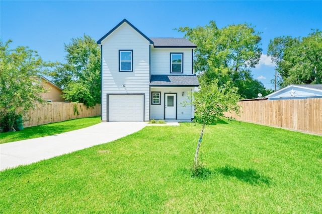 502 W Francis St, Baytown, TX 77520 - traditional-style house featuring a shingled roof, concrete driveway, and an attached garage