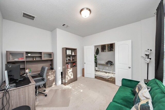 8219 Oxbow Manor Ln, Cypress, TX 77433 - carpeted home office with baseboards